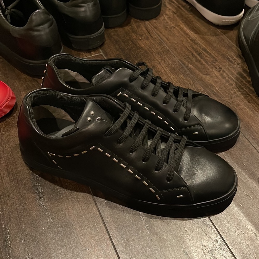 fendi sneakers black size 9